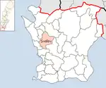 Lage der Gemeinde Svalöv