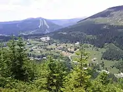 Blick ins Talvon Svatý Petr