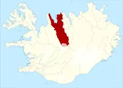 Lage von Skagafjörður