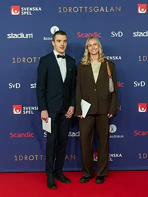Jesper Hellström bei der Schwedischen Leichtathletik-Gala 2023