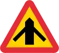 Vorfahrt an der verwinkelten Kreuzung