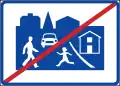 Ende eines verkehrsberuhigten Bereichs