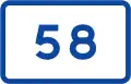 Nummernschild für Umleitungen