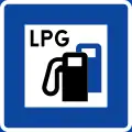 Tankstelle mit Autogas