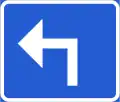Richtung, linksweisend