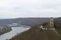 Ausblick vom Turm über Hengsteysee und Kaiser-Wilhelm-Denkmal