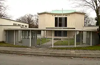 Synagoge der Jüdischen Gemeinde Hannover an der Haeckelstraße im Stadtteil Bult
