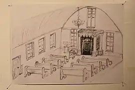 Zeichnung des Innenraums