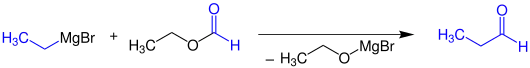 Herstellung von Propanal durch Grignard-Reaktion