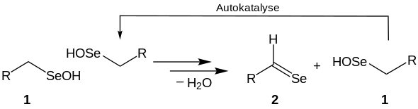 Synthese von Selenoaldehyden aus Selenanaloga von Alkansulfensäuren