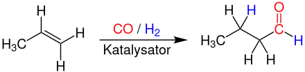Synthese von Butanal