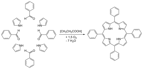 Synthese von Tetraphenylporphyrin