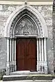 Portal der Kirche Jézus Szíve