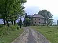 Straße zwischen Tésa und Vyškovce nad Ipľom
