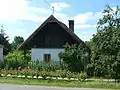 Altes Bauernhaus im Ortsteil Szentkút