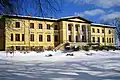Kalvene: Schloss Tels-Paddern, erbaut in der 1. Hälfte des 19. Jahrhunderts