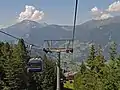 Rosenalmbahn 2 mit Blick zur Talstation