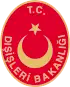 Das Emblem des türkischen Außenministeriums