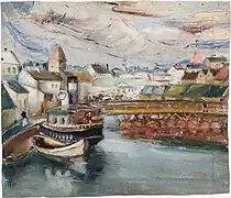 Kaarel Liimand Tartu motiiv 1935