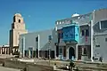 Hauptmoschee von Nordwest mit modernem Geschäftsviertel
