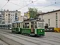 TW 206 und Beiwagen 319B in der Alten Poststraße, 2020