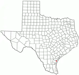 Lage von Corpus Christi in Texas