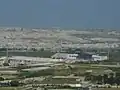 Sicht auf das Ta' Qali-Stadion von Mdina aus