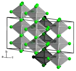 Kristallstruktur von Tantal(IV)-chlorid