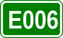 Zeichen der Europastraße 006
