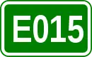 Zeichen der Europastraße 015