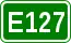 Zeichen der Europastraße 127
