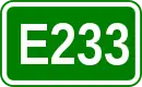 Zeichen der Europastraße 233