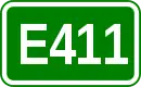 Zeichen der Europastraße 411