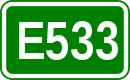 Zeichen der Europastraße 533