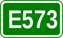 Zeichen der Europastraße 573