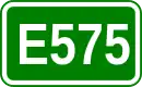 Zeichen der Europastraße 575