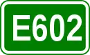 Zeichen der Europastraße 602