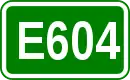 Zeichen der Europastraße 604