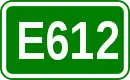 Zeichen der Europastraße 612