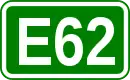 Zeichen der Europastraße 62