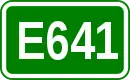 Zeichen der Europastraße 641