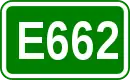 Zeichen der Europastraße 662