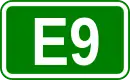 Zeichen der Europastraße 9