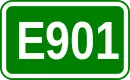 Zeichen der Europastraße 901