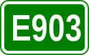 Zeichen der Europastraße 903