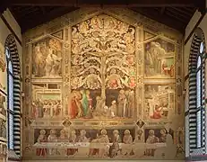 Taddeo Gaddi, Arbor vitae (um 1330–40 oder –60), Refektorium