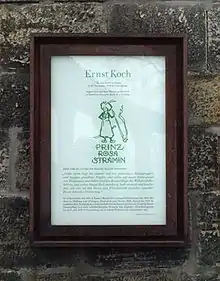 Kassel Weinberg: Gedenktafel für Ernst Koch