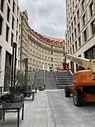 Treppe zum Innenhof (Juli 2021)
