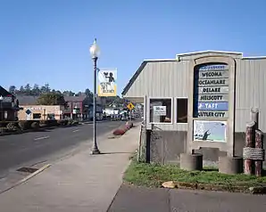 Der US-101 in Lincoln City  USA-Oregon Oregon
