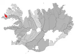 Lage von Tálknafjörður